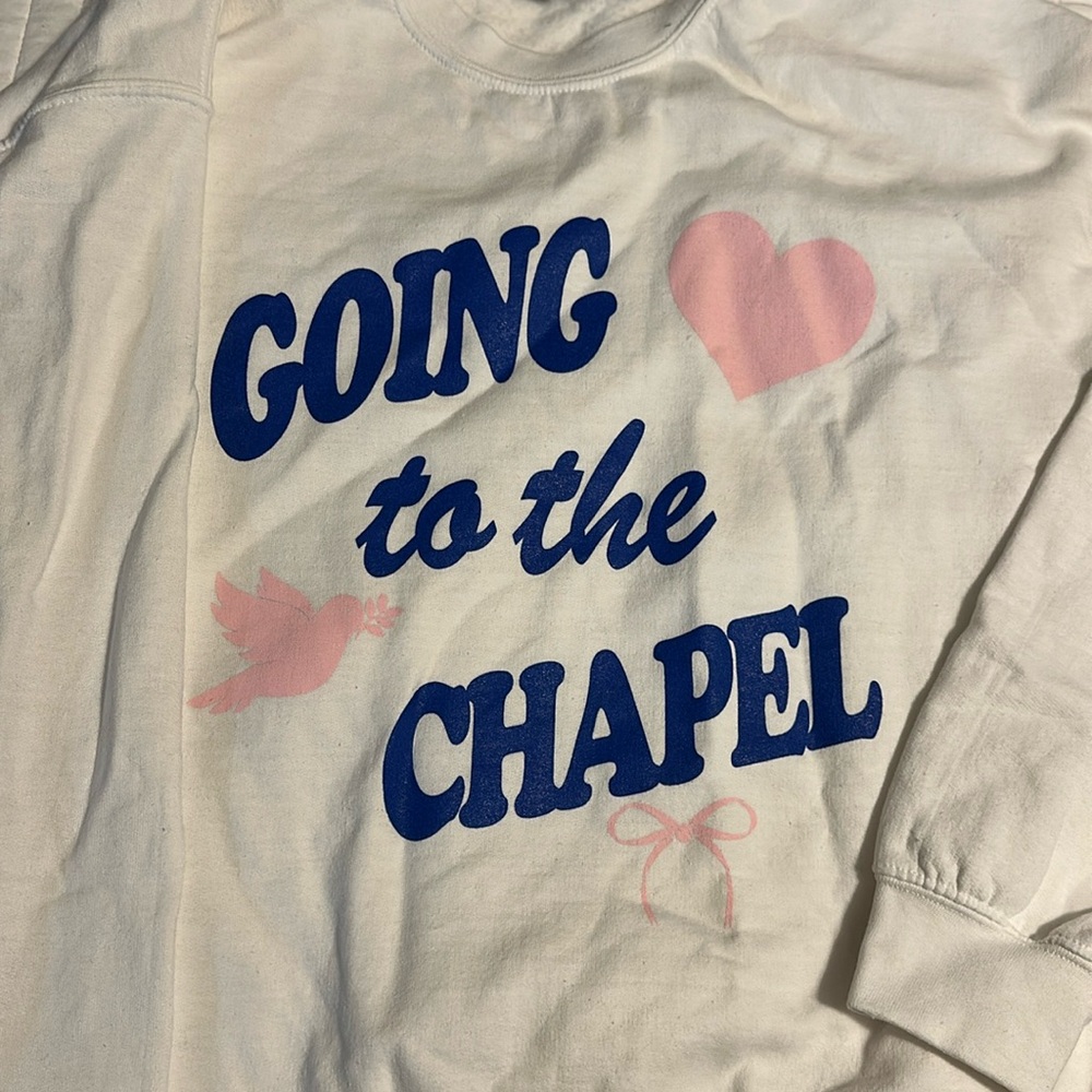 shopRiffRaff “Going to the chapel” bride crewneck